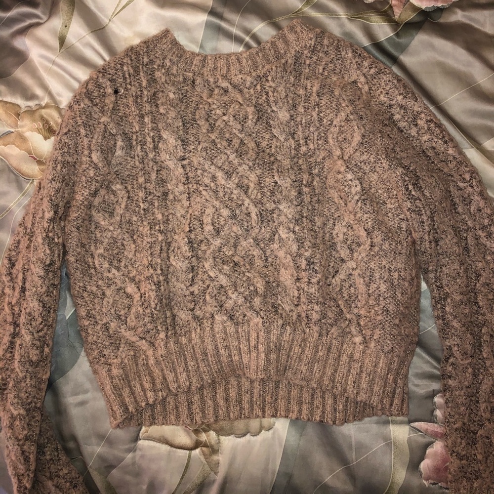 Pink sweater